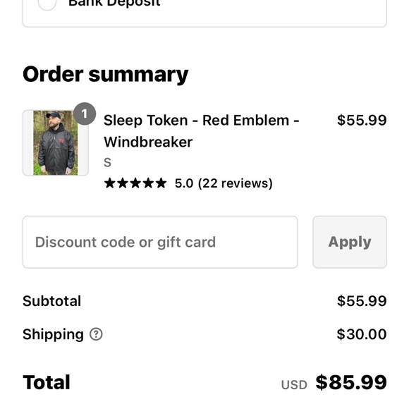 Sleep Token - Red Emblem - Windbreaker jacket - Picture 11 of 13